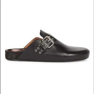 Isabel Marant leather clogs .